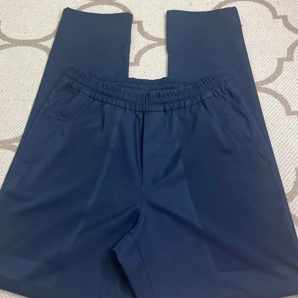 Lululemon Engineered Tech-Woven Straight-Leg Pants True Navy Size M LM5APAS